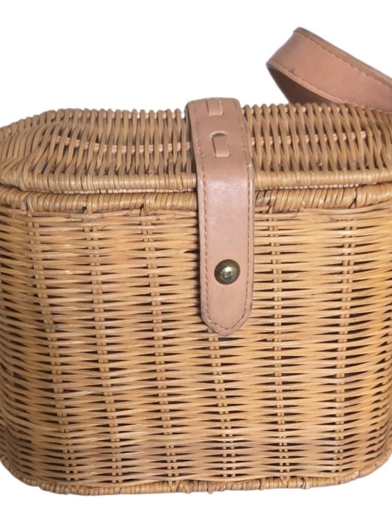 Universal Thread Handbags - Universal Thread Woven Rattan Crossbody Bag in Tan